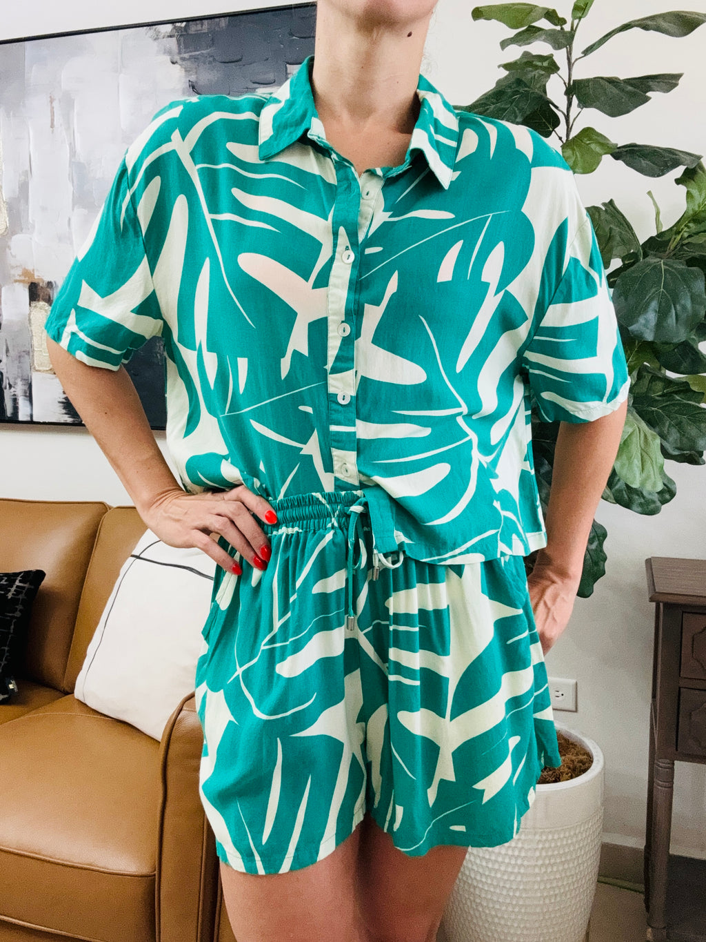 Tropical Flowy Set (Size M)