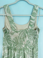 Tropical Short Sleeve Mini Dress (Size M)(Fits S too)
