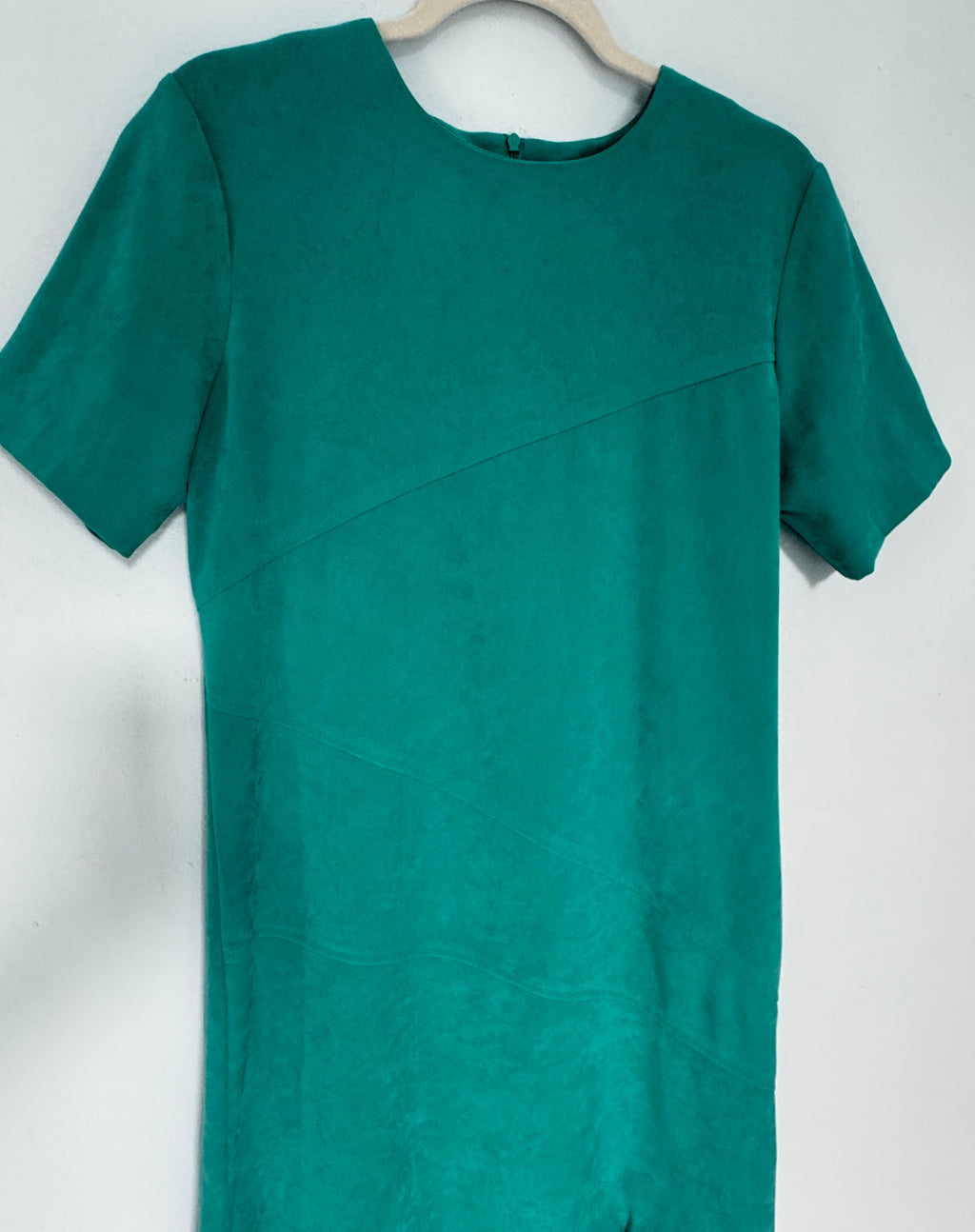 Suede Shift Vintage Dress (Size M)