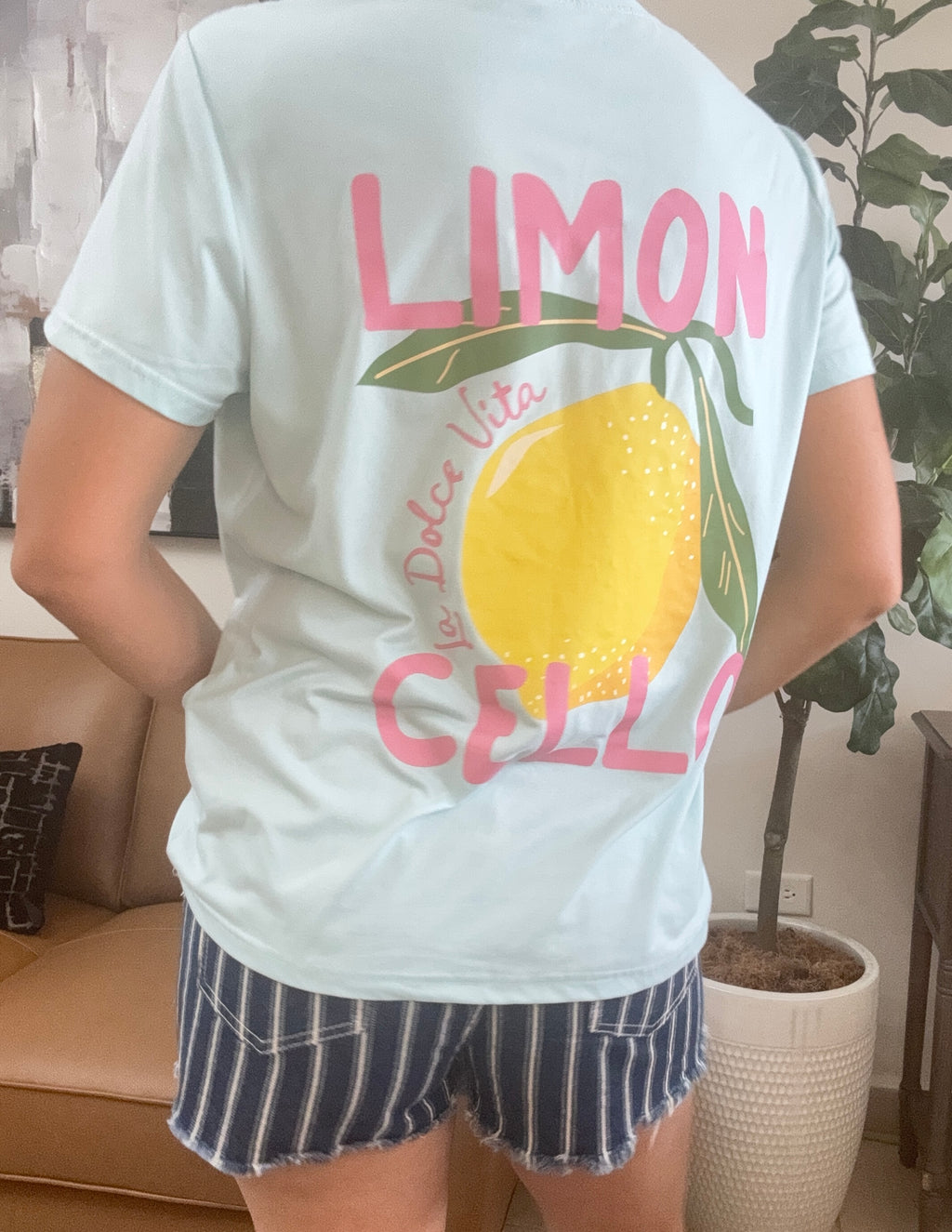 Amalfi Coast Style T Shirt (Size L)(Also fits S,M)