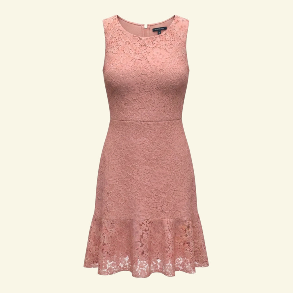 Lace Pink Dress by Tommy Hilfiger (size S/M)