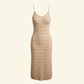 Knit Crochet Midi Dress (Size M/L)