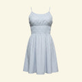 Blue Plaid 100% Cotton Dress (Size M)