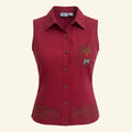 Sleeveless Blouse Vintage 1979 (Size S)