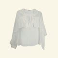 Romantic Ruffle Blouse (Size M)