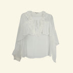 Romantic Ruffle Blouse (Size M)