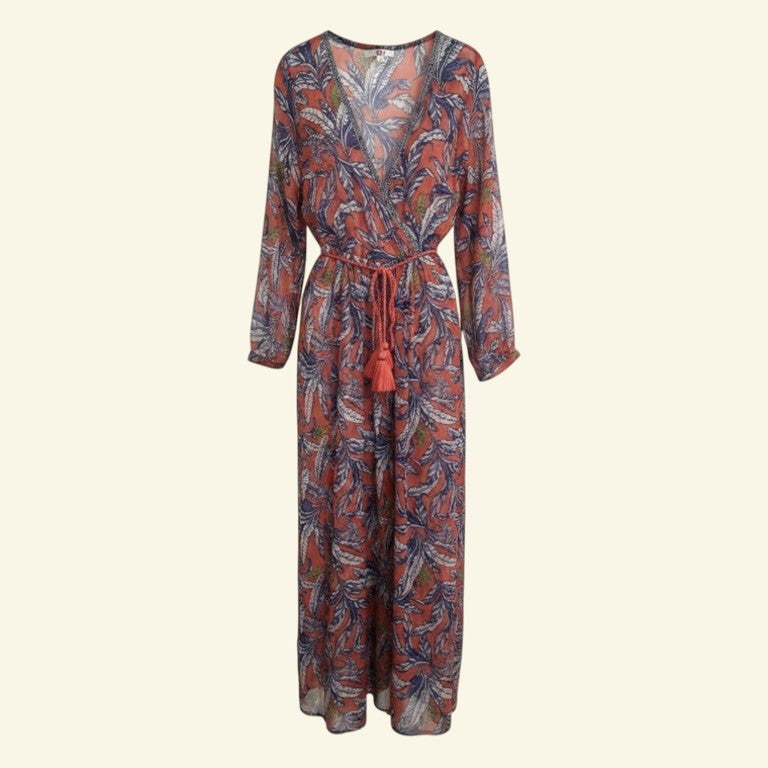 Coral Breeze Cover Up Maxi (Size M)